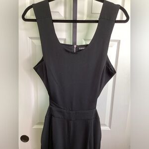 Express Open Back Black Jumpsuit, size 10